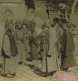 清末民国立体照片 清代北京雍和宫与藏传佛教喇嘛僧众