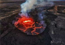全球最活跃的火山,每天喷发数十万m3岩浆,一直在给美国制造陆地
