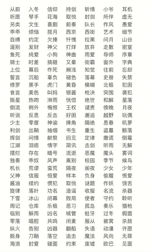 素材分享分享 二字id 