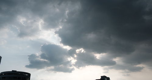 成都今天的天空,一边是大晴天,一边乌云密布 