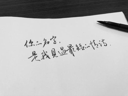 你的名字,是我见过最短的情诗