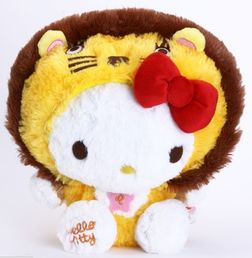 Hello Kitty 凯蒂猫星座公仔系列狮子座公仔 堆糖,美好生活研究所 