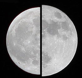 超级月亮邂逅红月亮 错过再等18年 