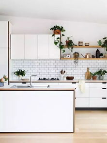 现在家居厨房又流行起小白砖了,因为简洁大方还时尚