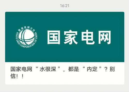 国家电网 水很深 ,都是 内定 来投票 