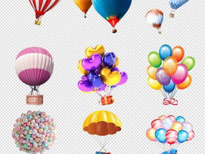 创意热气球卡通气球png免抠海报元素图片素材 模板下载 25.64MB 其他大全 生活工作 