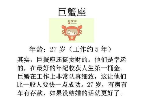 12星座会在多少岁赚到人生第一桶金 