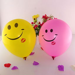 小孩生日带唇加厚笑脸气球韩国 节日派对可 堆糖,美好生活研究所 