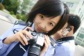 Beautiful policewomen in China