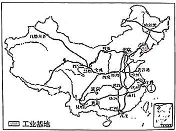 读图1.图2,完成下列问题. 1 高原 ① 盆地 ② 2 我国的地势特征是 . .受地势的影响,我国大多数河流的流向是 便利东西交通. 3 读图1概括出我国的地形构成特征 