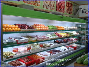 超市水果展示柜 水果超市保鲜柜 立式水果风幕柜定做 