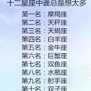 12星座中谁总是想太多 巨蟹小心翼翼,双子很天真,他却最现实