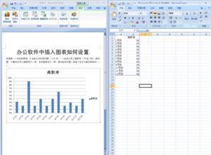 办公软件中插入图表如何设置 