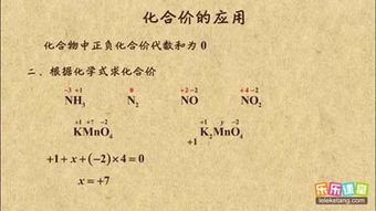 与化合价有关的知识点