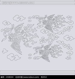 凤凰背景线稿素材图ai免费下载红动网 文章阅读中心 急不急图文 Jpjww Com