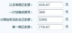 工商银行刷卡5000分期6个月还,加利息一共多少钱(工商银行信用卡五千分期)