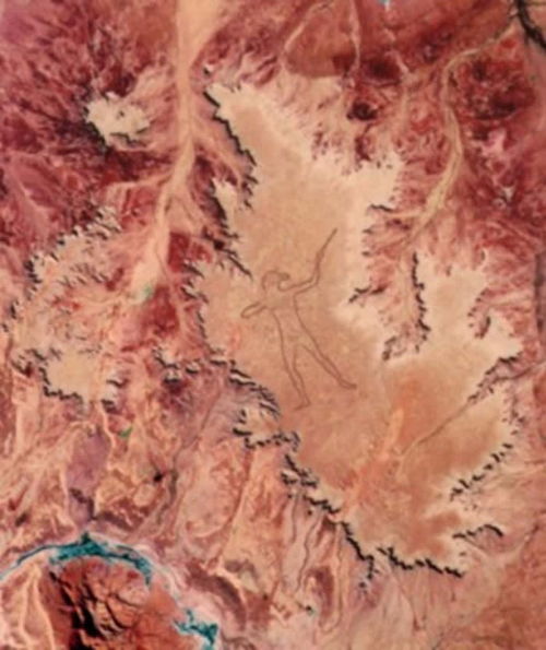 NASA称澳大利亚菲尼斯高原神秘巨型线条画“马里