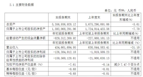 企业季度亏损是什么意思