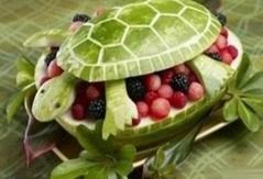 水果攻略之西瓜的花样切法(西瓜怎么切花样好看?)