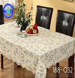 厨房家居日用品桌布PVC防水复合无纺布台布定做