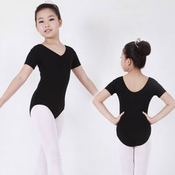 美7新款儿童芭蕾 舞蹈 服装女童短袖连体 体操服 
