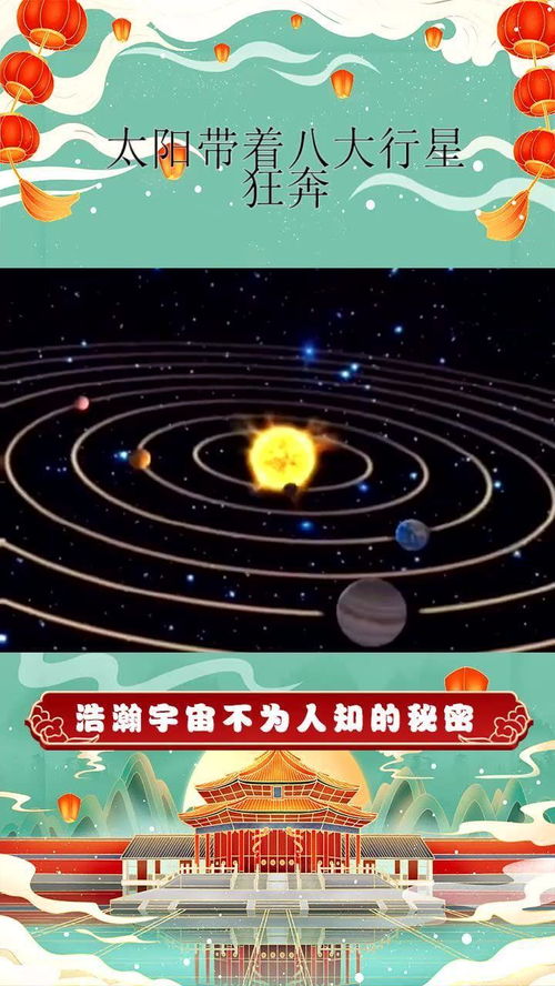 太阳带着八大行星狂奔 