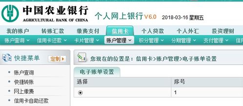 农行新增不了信用卡账单农行掌上银行自助注册用户不能查询信用卡账单明细