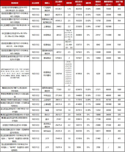 上海二轮土拍 拿地仍要拼运气 