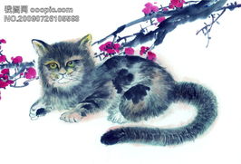 古图 动物 绘画 猫免费下载 