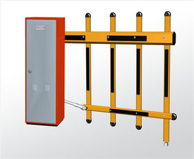 停车场收费道闸安装维修(地下停车场180度曲臂道闸)