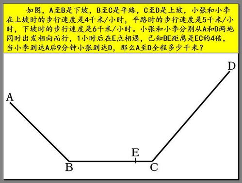 上下坡行程解题技巧(上坡下坡行程问题公式)