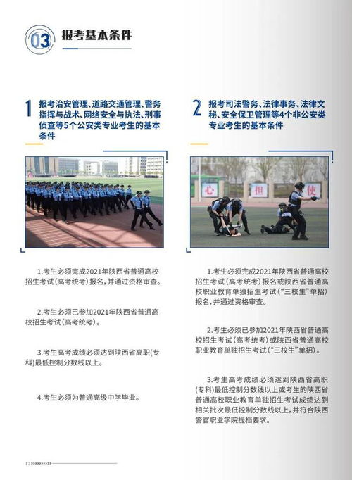 陕西警官职业学院最新2021（历届）招生简章,招生专业