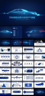 汽修汽车美容汽车销售运营计划书PPTPPT模板下载 营销策划PPT大全 编号 14826077 