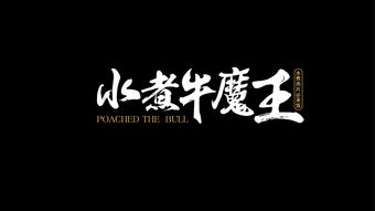 水煮牛魔王 平面 字体 字形 稀磁设计 