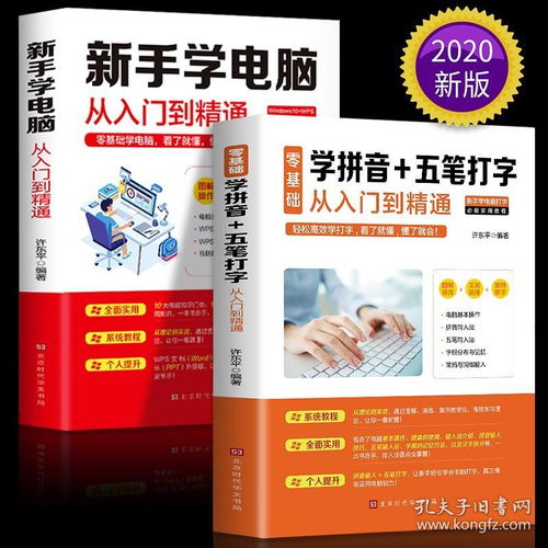 2册新手学电脑从入门到精通五笔打字教程书籍 计算机应用基础office办公软件教程 零基础书电脑书籍电脑入门办公应用一本通书籍