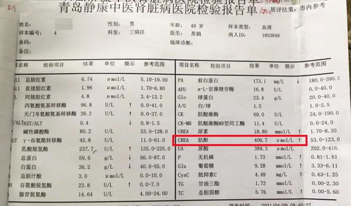 检查肾功能查哪些项目