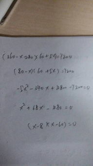 我就想问那个方程怎么算出来的,我算了半堂课都没算出来,求详细过程 