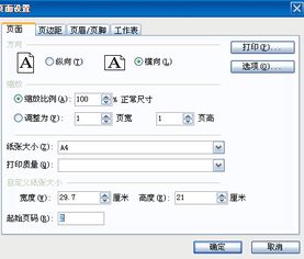 WPS2010表格页面设置问题 