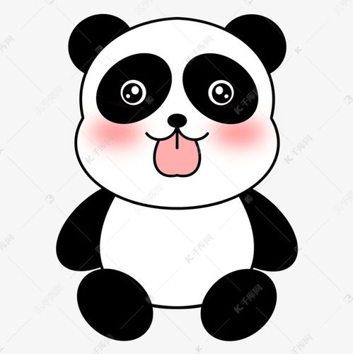 卡通熊猫素材图片免费下载 千库网 