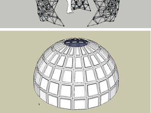 su怎么建椭圆穹顶(su怎么做穹顶)