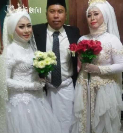 印尼女子陪老公迎娶小老婆 还大度晒合照 这样很幸福