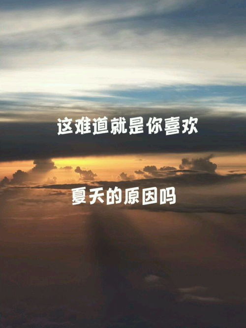 你是喜欢夏天还是夏天的人 