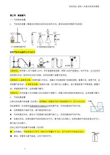 中考化学 九阴真经 实实在在的备考资料 