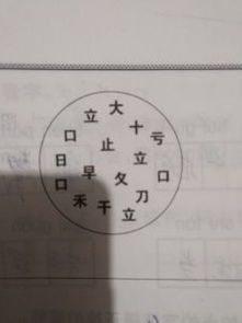 组成上下左右结构的字