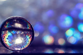 玻璃球非主流图片 透明意境的玻璃球