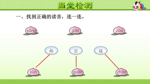 部编版一年级语文下册第二课 姓氏歌 讲解 教案