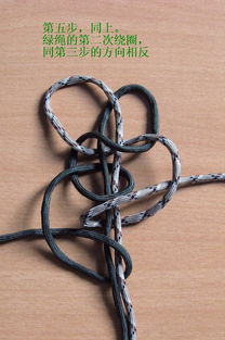 一款超酷的手工手链编织方法图解 