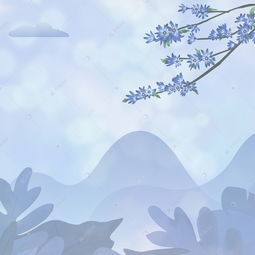 中国风水墨白云中的美丽桃花与花瓣背景素材背景图片免费下载 广告背景 psd 千库网 图片编号4747466 