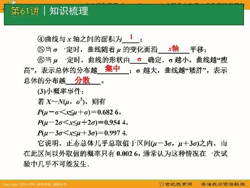 数学高考一轮单元复习 第61讲 离散型随机变量的数字特征与正态分布下载 