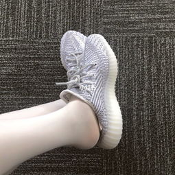 yeezy350天使 鞋带反光 椰子